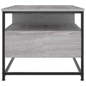 Τραπεζάκι Σαλονιού Γκρι Sonoma 100 x 51 x 45 εκ. Επεξεργ. Ξύλο - Pakobazaar