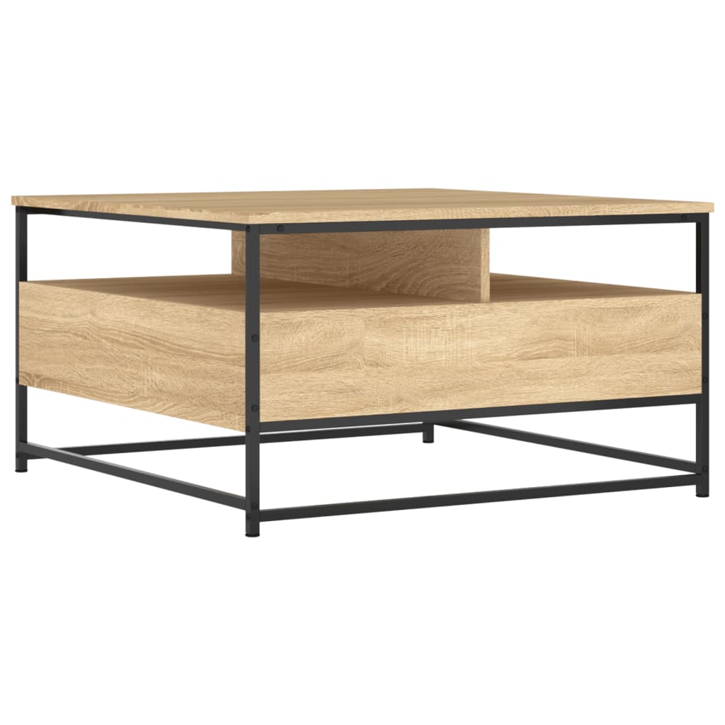 Τραπεζάκι Σαλονιού Sonoma Δρυς 80 x 80 x 45 εκ. Επεξεργ. Ξύλο
