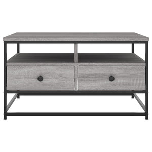 Τραπεζάκι Σαλονιού Γκρι Sonoma 80 x 80 x 45 εκ. Επεξεργ. Ξύλο