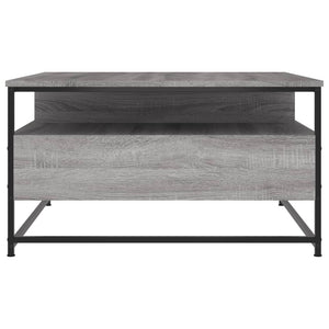 Τραπεζάκι Σαλονιού Γκρι Sonoma 80 x 80 x 45 εκ. Επεξεργ. Ξύλο