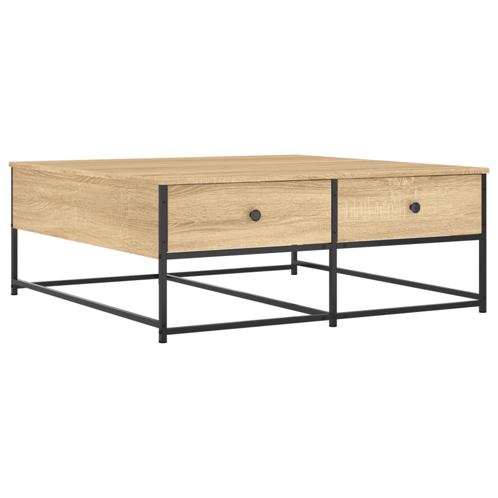 Τραπεζάκι Σαλονιού Sonoma Δρυς 100 x 99 x 40 εκ. Επεξεργ. Ξύλο
