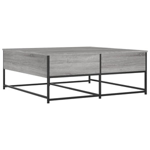 Τραπεζάκι Σαλονιού Γκρι Sonoma 100 x 99 x 40 εκ. Επεξεργ. Ξύλο