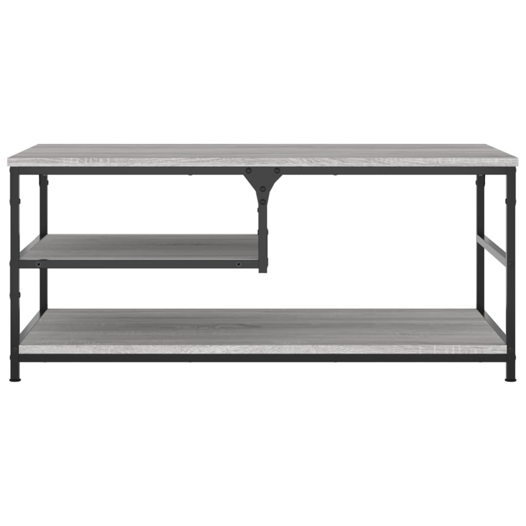 Τραπεζάκι Σαλονιού Γκρι Sonoma 90 x 49 x 40 εκ. Επεξεργ. Ξύλο
