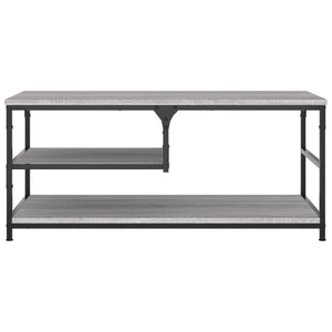 Τραπεζάκι Σαλονιού Γκρι Sonoma 90 x 49 x 40 εκ. Επεξεργ. Ξύλο - Pakobazaar