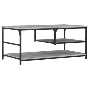 Τραπεζάκι Σαλονιού Γκρι Sonoma 90 x 49 x 40 εκ. Επεξεργ. Ξύλο - Pakobazaar
