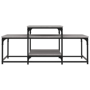 Τραπεζάκι Σαλονιού Γκρι Sonoma 102 x 60 x 45 εκ. Επεξεργ. Ξύλο