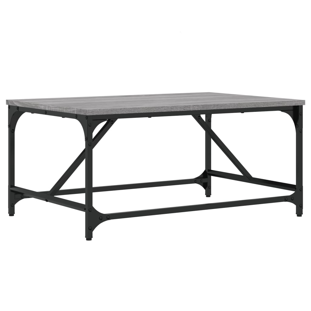 Τραπεζάκι Σαλονιού Γκρι Sonoma 75x50x35 εκ. Επεξεργασμένο Ξύλο