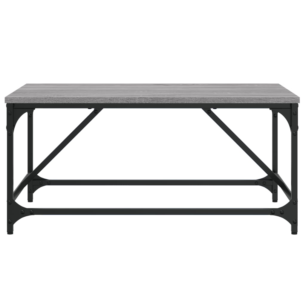 Τραπεζάκι Σαλονιού Γκρι Sonoma 75x50x35 εκ. Επεξεργασμένο Ξύλο