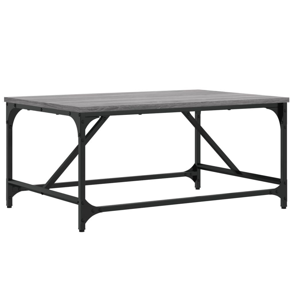 Τραπεζάκι Σαλονιού Γκρι Sonoma 75x50x35 εκ. Επεξεργασμένο Ξύλο