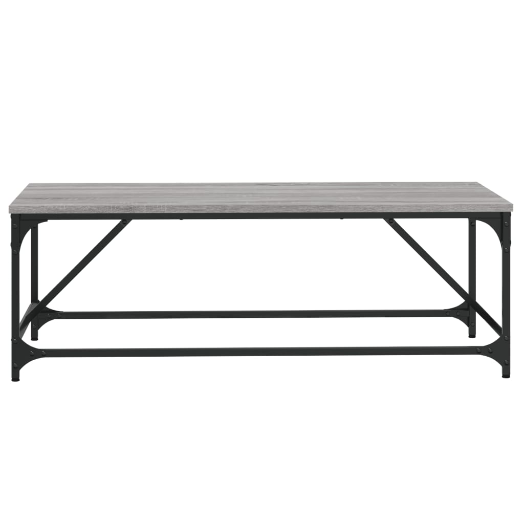 Τραπεζάκι Σαλονιού Γκρι Sonoma 100x50x35 εκ. Επεξεργασμένο Ξύλο - Pakobazaar