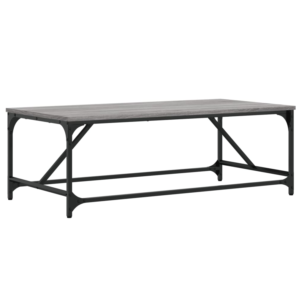 Τραπεζάκι Σαλονιού Γκρι Sonoma 100x50x35 εκ. Επεξεργασμένο Ξύλο - Pakobazaar