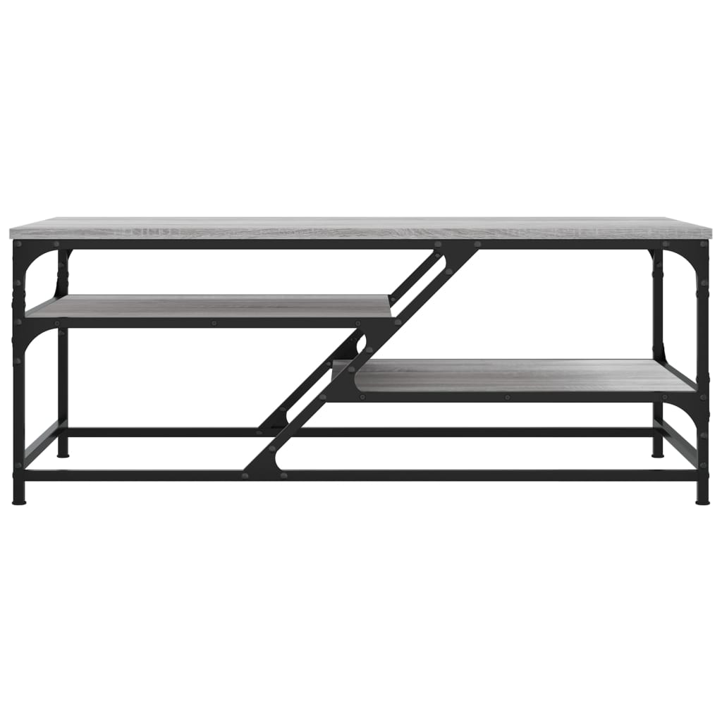 Τραπεζάκι Σαλονιού Γκρι Sonoma 100x49x40 εκ.