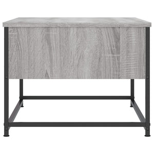 Τραπεζάκι Σαλονιού Γκρι Sonoma 100x51x40 εκ. Επεξεργασμένο Ξύλο