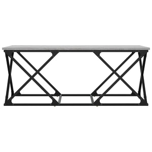 Τραπεζάκι Σαλονιού Γκρι Sonoma 100x49x40 εκ.