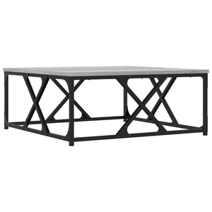 Τραπεζάκι Σαλονιού Γκρι Sonoma 70x70x30 εκ. Επεξεργασμένο Ξύλο - Pakobazaar