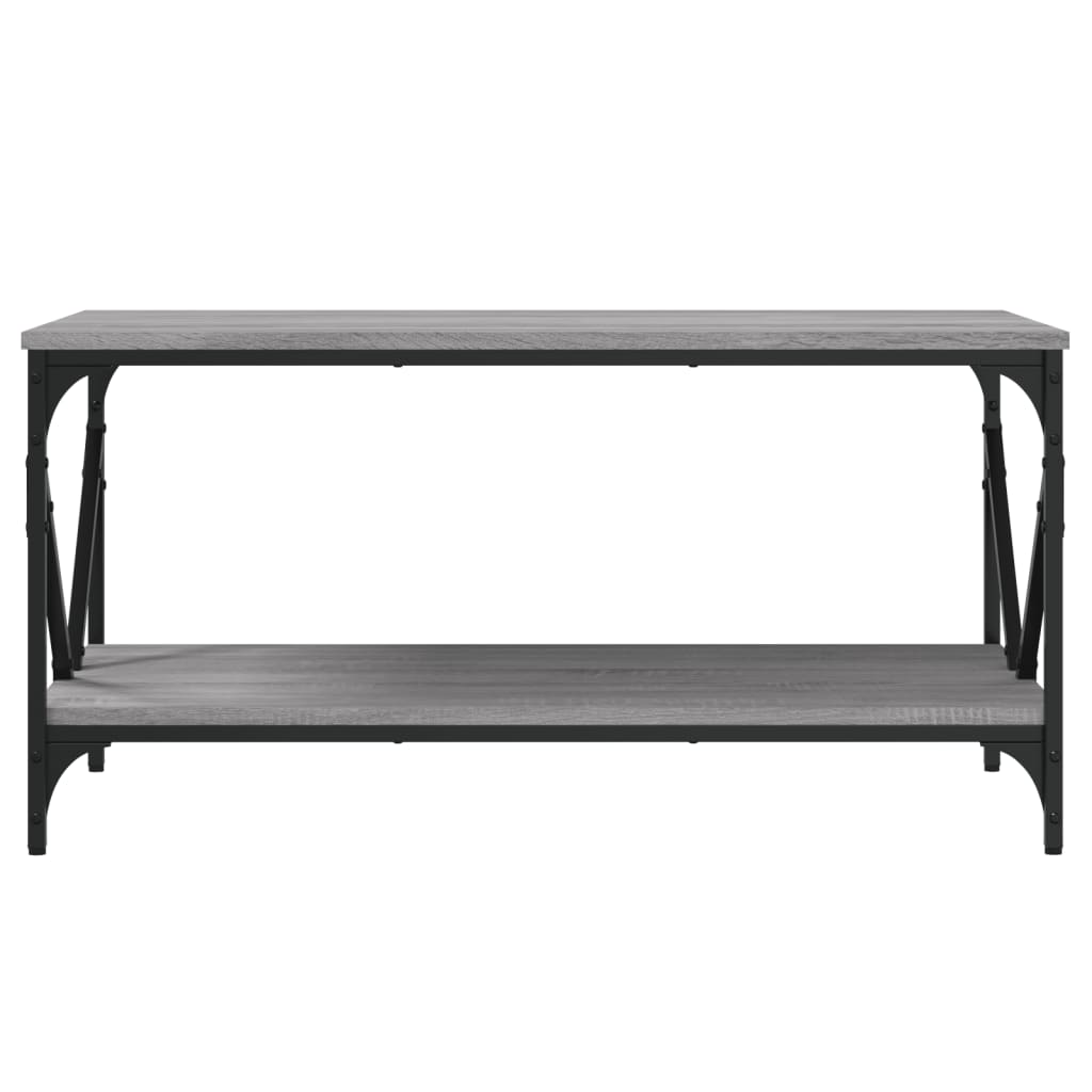 Τραπεζάκι Σαλονιού Γκρι Sonoma 90x50x45 εκ. Επεξεργασμένο Ξύλο