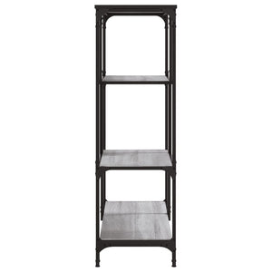 Βιβλιοθήκη Γκρι Sonoma 81 x 36 x 115 εκ. Επεξεργ. Ξύλο / Ατσάλι