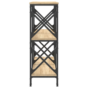 Τραπέζι Κονσόλα Sonoma Δρυς 100 x 28 x 80,5 εκ. Επεξεργ. Ξύλο - Pakobazaar