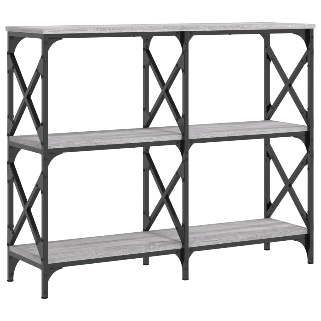Τραπέζι Κονσόλα Γκρι Sonoma 100x28x80,5 εκ. Επεξεργασμένο Ξύλο