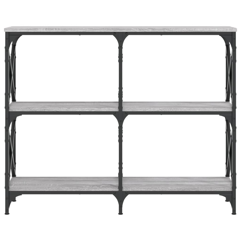Τραπέζι Κονσόλα Γκρι Sonoma 100x28x80,5 εκ. Επεξεργασμένο Ξύλο