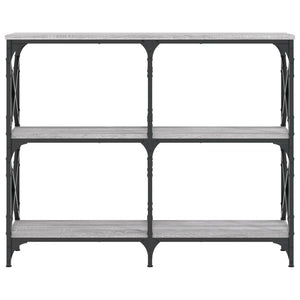 Τραπέζι Κονσόλα Γκρι Sonoma 100x28x80,5 εκ. Επεξεργασμένο Ξύλο - Pakobazaar