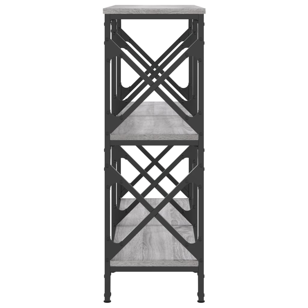 Τραπέζι Κονσόλα Γκρι Sonoma 100x28x80,5 εκ. Επεξεργασμένο Ξύλο