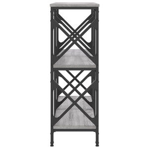 Τραπέζι Κονσόλα Γκρι Sonoma 100x28x80,5 εκ. Επεξεργασμένο Ξύλο - Pakobazaar