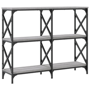 Τραπέζι Κονσόλα Γκρι Sonoma 100x28x80,5 εκ. Επεξεργασμένο Ξύλο - Pakobazaar