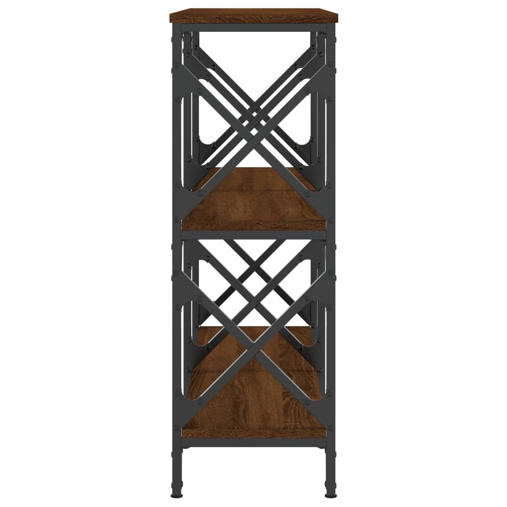 Τραπέζι Κονσόλα Καφέ Δρυς 100x28x80,5 εκ. Επεξεργασμένο Ξύλο