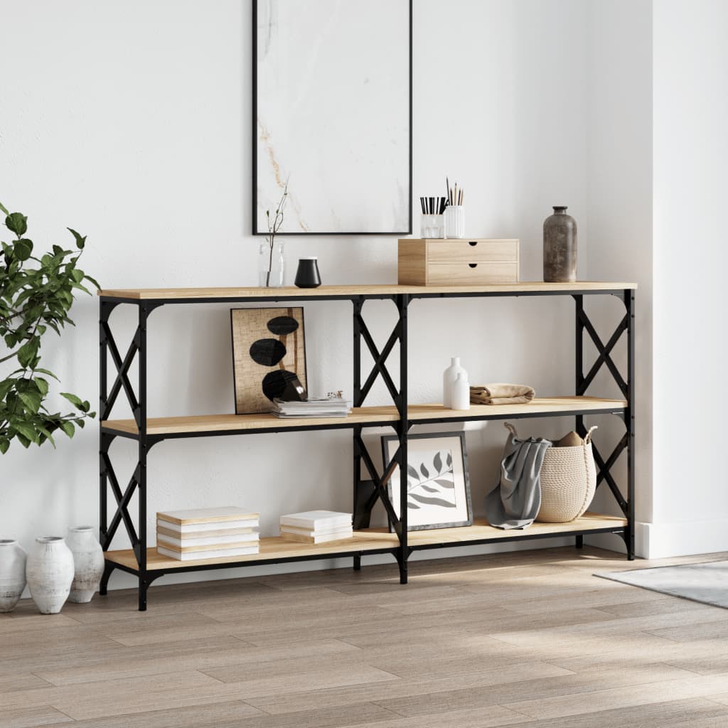 Τραπέζι Κονσόλα Sonoma Δρυς 156 x 28 x 80,5 εκ. Επεξεργ. Ξύλο - Pakobazaar