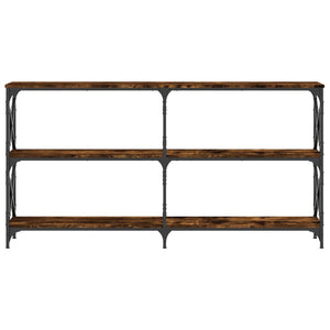 Τραπέζι Κονσόλα Καπνιστή Δρυς 156x28x80,5εκ. Επεξεργασμένο Ξύλο - Pakobazaar