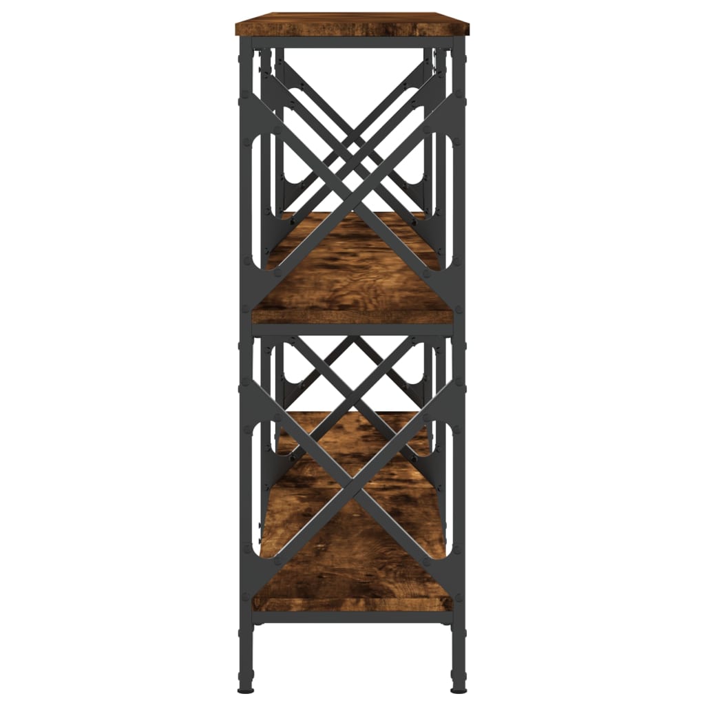 Τραπέζι Κονσόλα Καπνιστή Δρυς 156x28x80,5εκ. Επεξεργασμένο Ξύλο - Pakobazaar