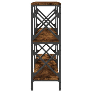 Τραπέζι Κονσόλα Καπνιστή Δρυς 156x28x80,5εκ. Επεξεργασμένο Ξύλο - Pakobazaar