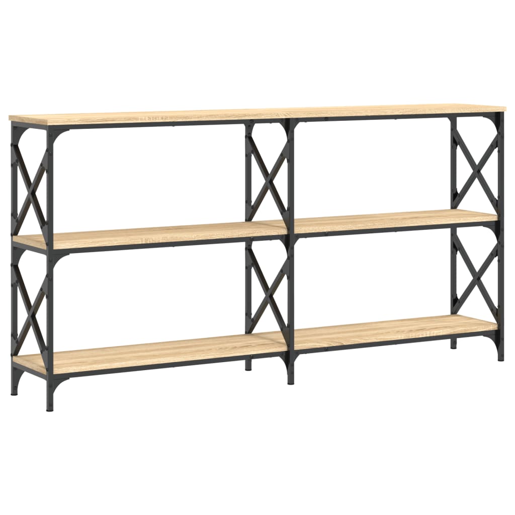 Τραπέζι Κονσόλα Sonoma Δρυς 200x28x80,5 εκ. Επεξεργασμένο Ξύλο