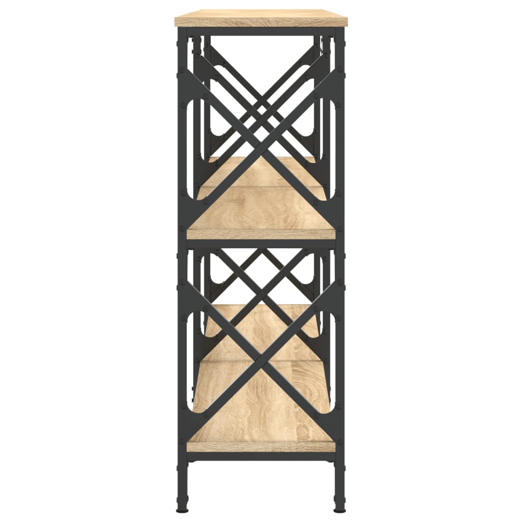 Τραπέζι Κονσόλα Sonoma Δρυς 200x28x80,5 εκ. Επεξεργασμένο Ξύλο