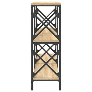 Τραπέζι Κονσόλα Sonoma Δρυς 200x28x80,5 εκ. Επεξεργασμένο Ξύλο