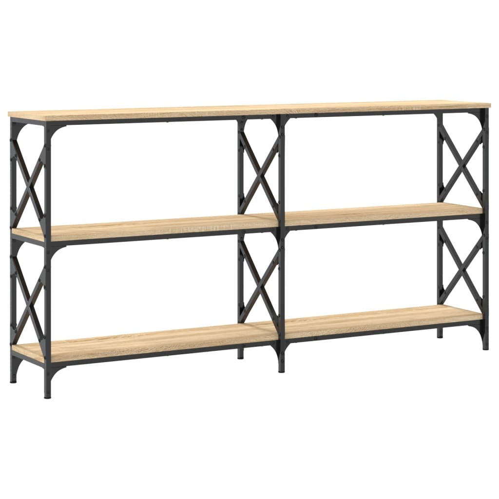 Τραπέζι Κονσόλα Sonoma Δρυς 200x28x80,5 εκ. Επεξεργασμένο Ξύλο