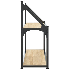 Ράφι Τοίχου 2 Επιπέδων από Ξύλο Sonoma Δρυς 60x21x51 εκ. από Τεχνητό Ξύλο - Pakobazaar
