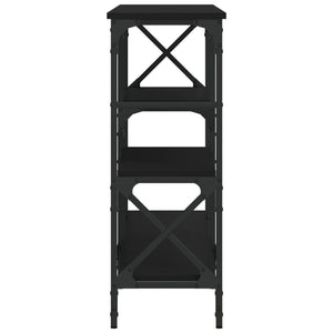 Τραπέζι Κονσόλα Μαύρο 150x29x76,5 εκ. Επεξεργασμένο Ξύλο