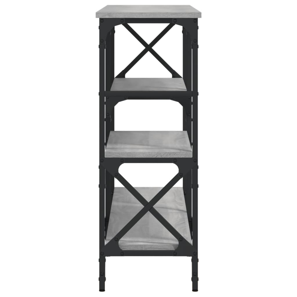 Τραπέζι Κονσόλα Γκρι Sonoma 150 x 29 x 76,5 εκ. Επεξεργ. Ξύλο