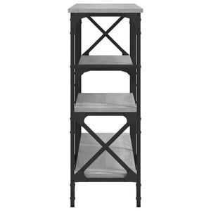 Τραπέζι Κονσόλα Γκρι Sonoma 150 x 29 x 76,5 εκ. Επεξεργ. Ξύλο