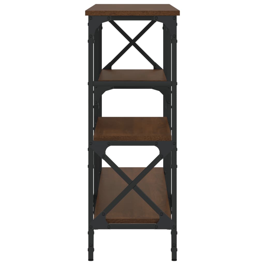 Τραπέζι Κονσόλα Καφέ Δρυς 150 x 29 x 76,5 εκ. από Επεξεργ. Ξύλο - Pakobazaar