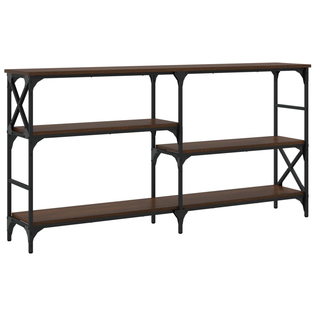 Τραπέζι Κονσόλα Καφέ Δρυς 150 x 29 x 76,5 εκ. από Επεξεργ. Ξύλο - Pakobazaar