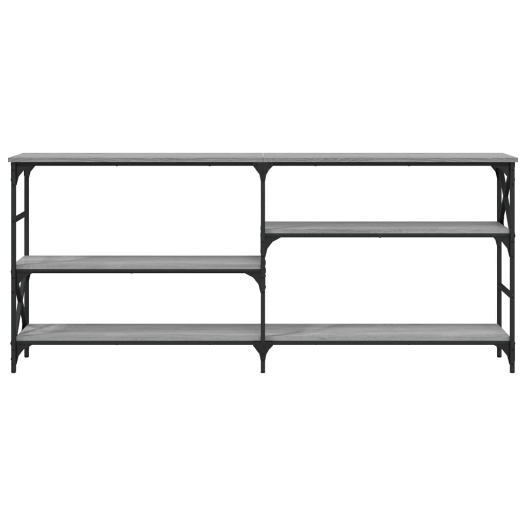 Τραπέζι Κονσόλα Γκρι Sonoma 180x29x76,5 εκ. Επεξεργ. Ξύλο