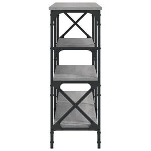 Τραπέζι Κονσόλα Γκρι Sonoma 180x29x76,5 εκ. Επεξεργ. Ξύλο