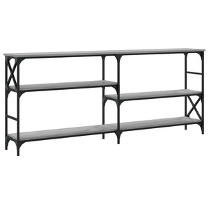 Τραπέζι Κονσόλα Γκρι Sonoma 180x29x76,5 εκ. Επεξεργ. Ξύλο