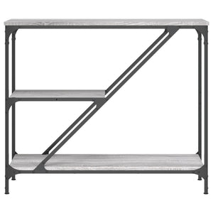 Τραπέζι Κονσόλα Γκρι Sonoma 88,5x30x75 εκ. Επεξεργασμένο Ξύλο - Pakobazaar