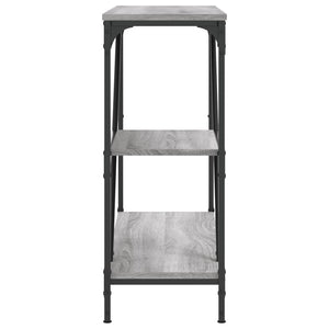 Τραπέζι Κονσόλα Γκρι Sonoma 88,5x30x75 εκ. Επεξεργασμένο Ξύλο - Pakobazaar