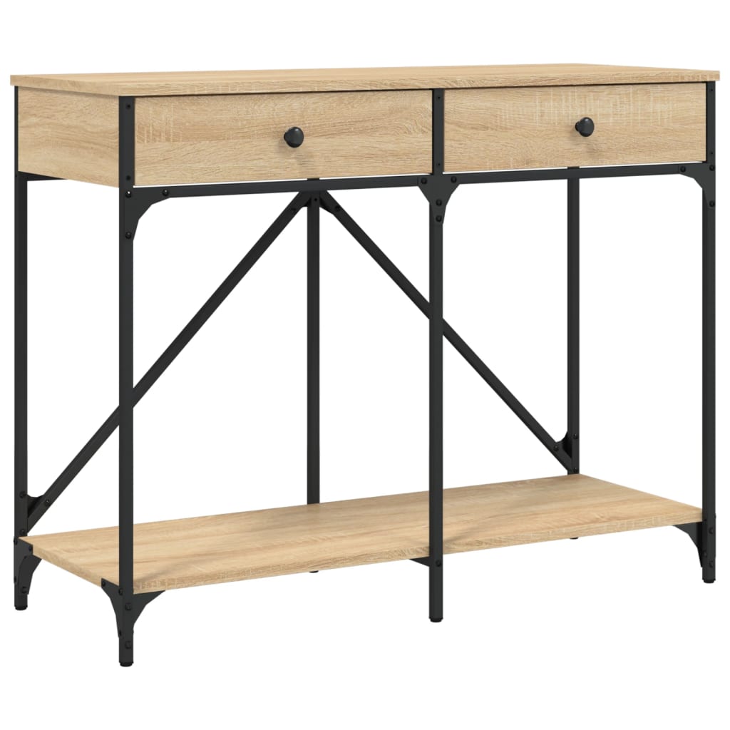 Τραπέζι Κονσόλα Sonoma Δρυς 100x39x78,5 εκ. Επεξεργασμένο Ξύλο
