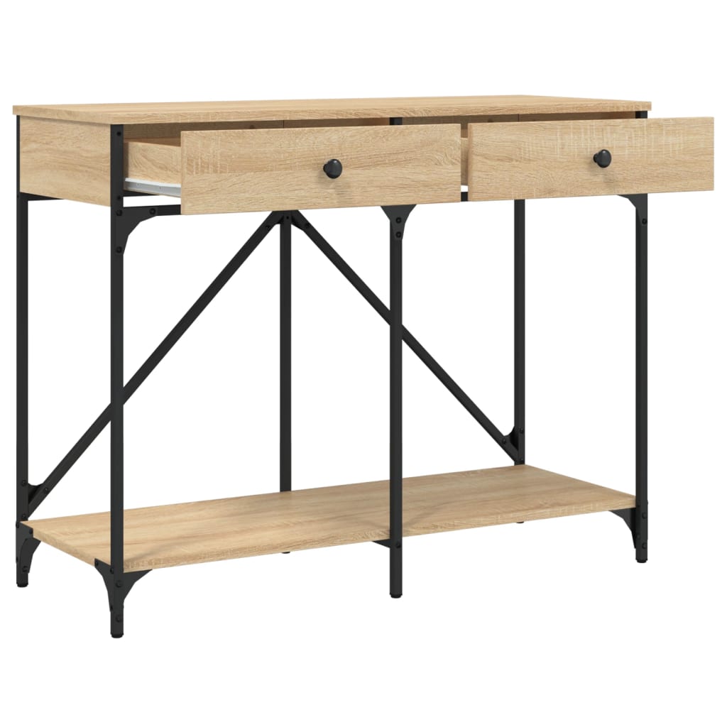 Τραπέζι Κονσόλα Sonoma Δρυς 100x39x78,5 εκ. Επεξεργασμένο Ξύλο